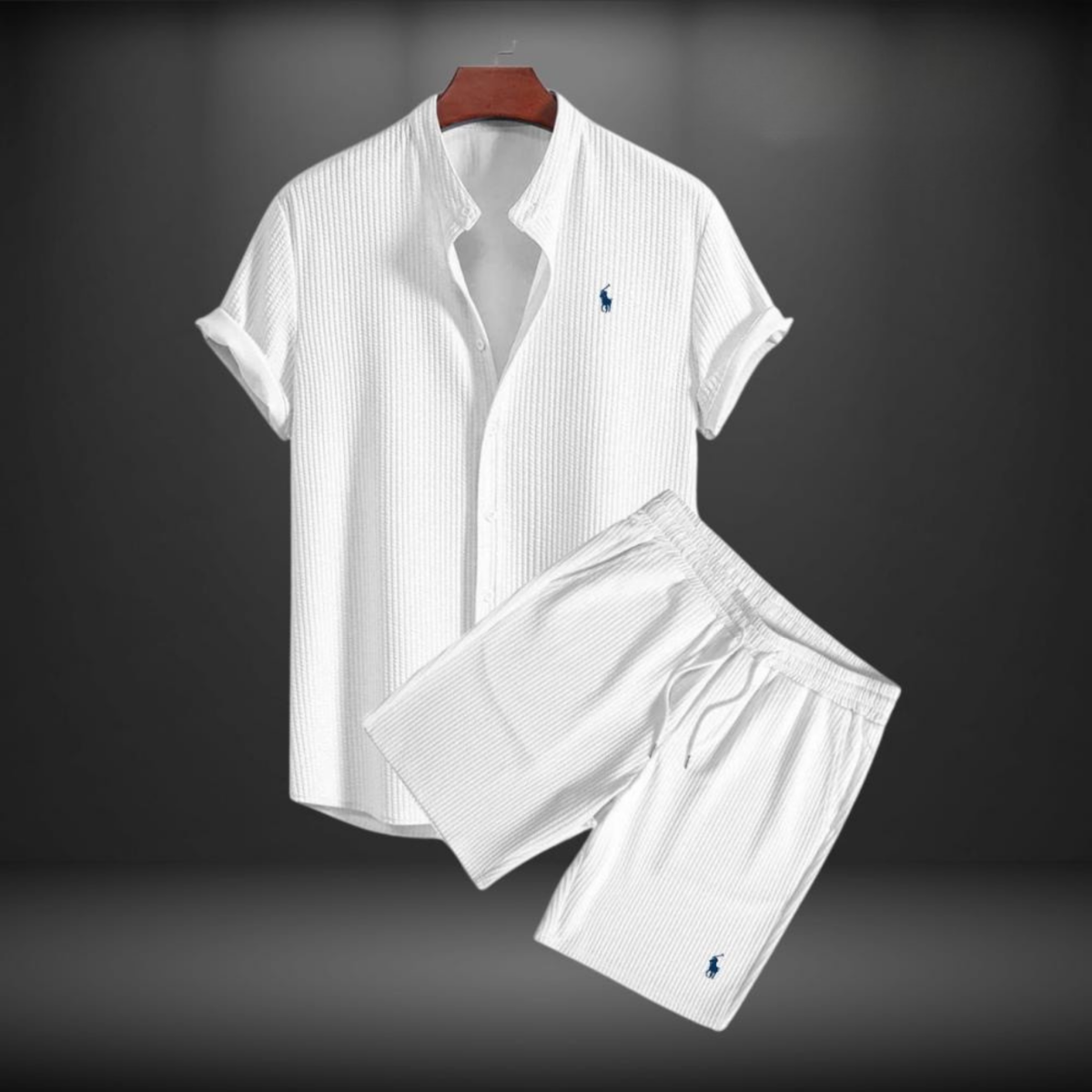 Ensemble Ralph Lauren – t-shirt et short Blanc