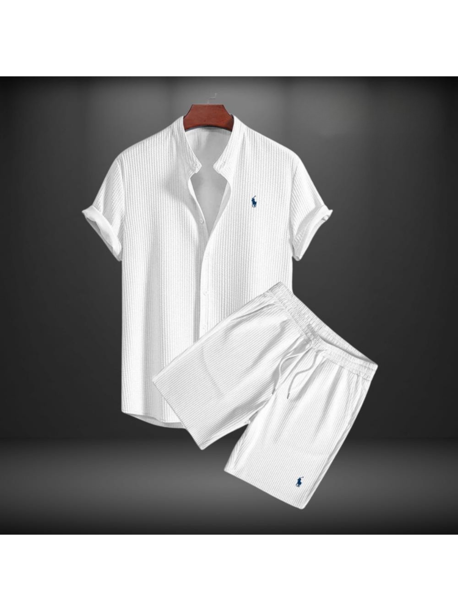 Ensemble Ralph Lauren – t-shirt et short Blanc